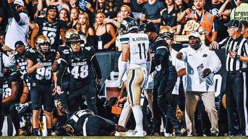 COLLEGE FOOTBALL Trending Image: Colorado State DB receiving death threats after late hit on Travis Hunter, coach says